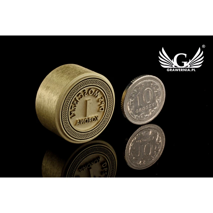 HOT STAMP for burning logo - matrix diameter: 22mm - LASER' in the category 'Industry and Company / Dies and metal stamps'. Do not translate the category.