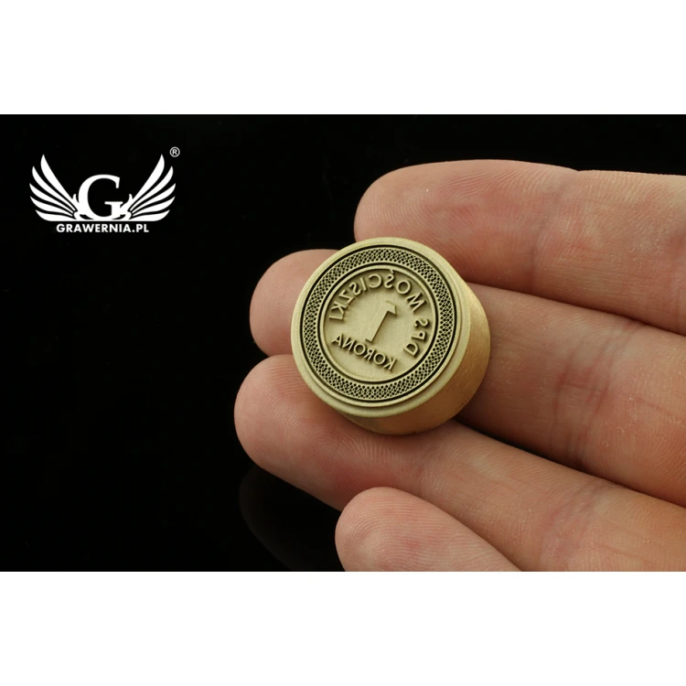 HOT STAMP for burning logo - matrix diameter: 22mm - LASER' in the category 'Industry and Company / Dies and metal stamps'. Do not translate the category.