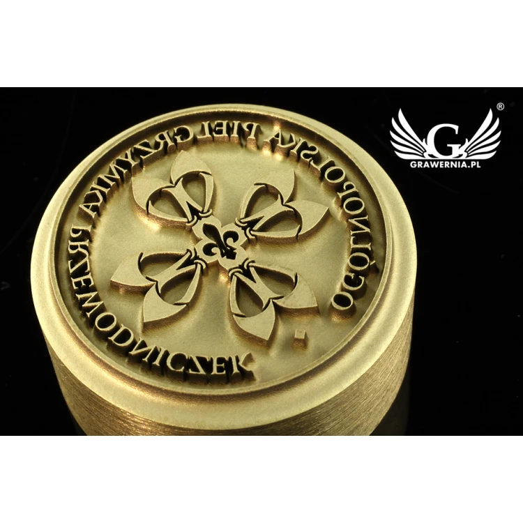 HOT STAMP for burning logo - matrix diameter: 25mm - LASER', located in the category 'Industry and Company / Dies and metal stamps'. Do not translate the category.