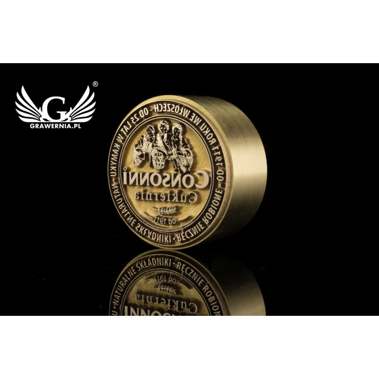 HOT STAMP for burning logo - matrix diameter: 32mm - LASER', located in the category 'Industry and Company / Dies and metal stamps'. Do not translate the category.