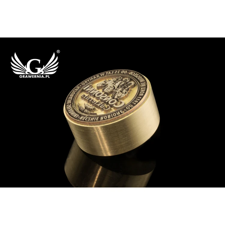 HOT STAMP for burning logo - matrix diameter: 32mm - LASER', located in the category 'Industry and Company / Dies and metal stamps'. Do not translate the category.