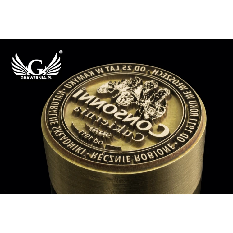HOT STAMP for burning logo - matrix diameter: 32mm - LASER', located in the category 'Industry and Company / Dies and metal stamps'. Do not translate the category.