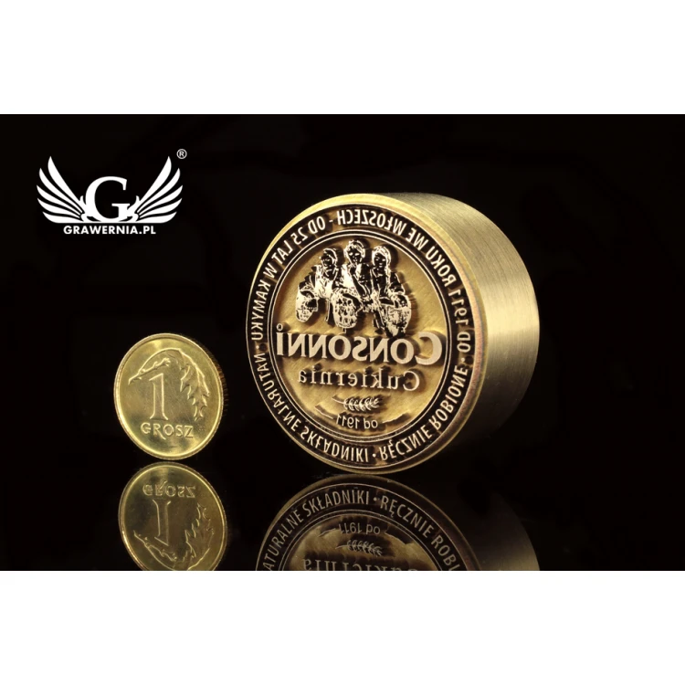 HOT STAMP for burning logo - matrix diameter: 32mm - LASER', located in the category 'Industry and Company / Dies and metal stamps'. Do not translate the category.