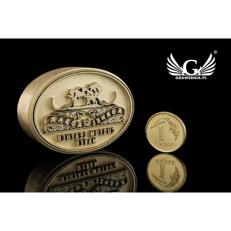 HOT STAMP for burning logo - matrix dimensions: 34x25mm - LAS030