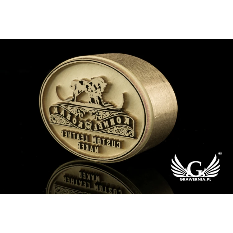 HOT STAMP for burning logo - matrix dimensions: 34x25mm - LAS030