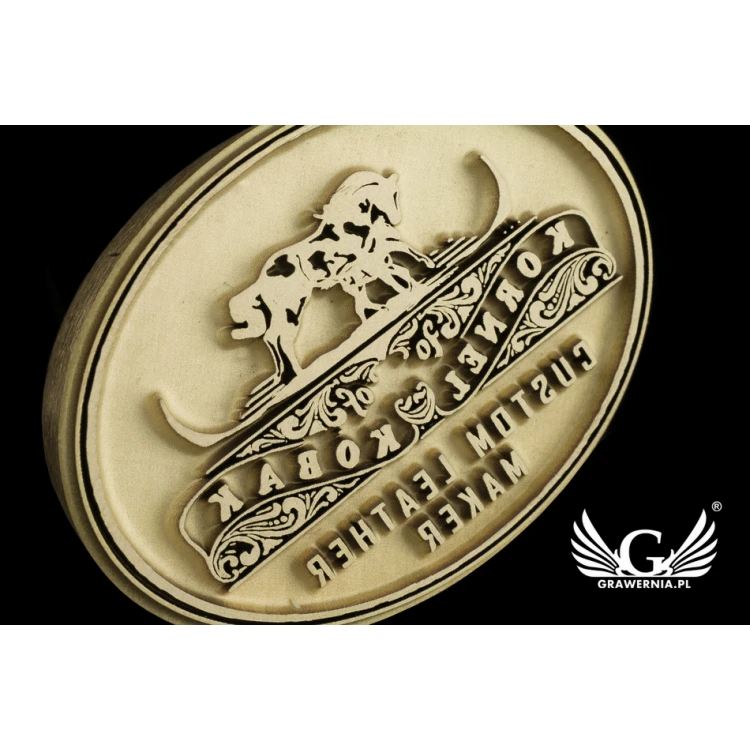 HOT STAMP for burning logo - matrix dimensions: 34x25mm - LAS030