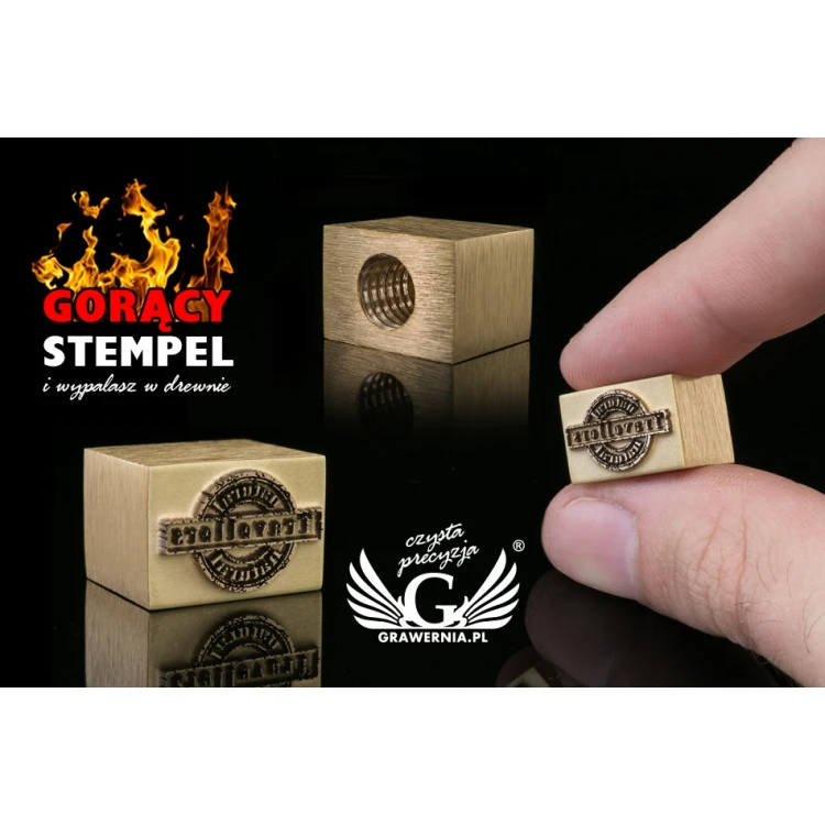 HOT STAMP for burning logo - matrix dimensions: 17x12mm - LASER - LAS031