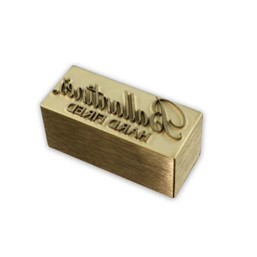 HOT STAMP for burning logo - matrix dimensions: 32x13.9mm - LASER' in the category 'Industry and Company / Dies and metal stamps'. Do not translate the category.