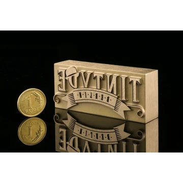 HOT STAMP for branding logo - die dimensions: 61x26mm - LASER