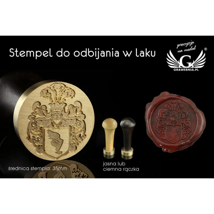 Herbal Stamp for Wax Sealing - CNC - Diameter 35mm