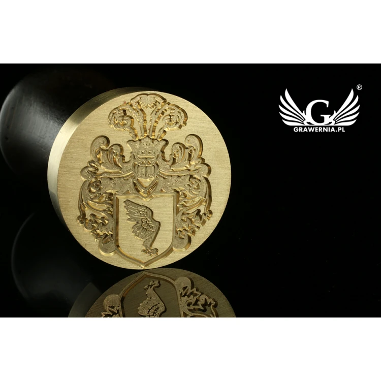 Herbal Stamp for Wax Sealing - CNC - Diameter 35mm