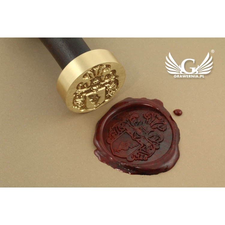 Herbal Stamp for Wax Sealing - CNC - Diameter 35mm