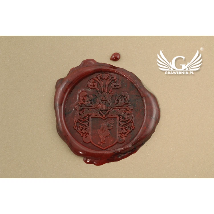 Herbal Stamp for Wax Sealing - CNC - Diameter 35mm