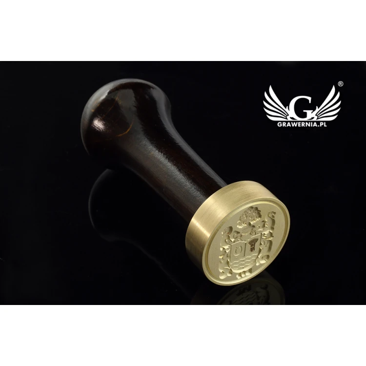 Herbal Stamp for Wax Sealing - CNC - Diameter 33mm