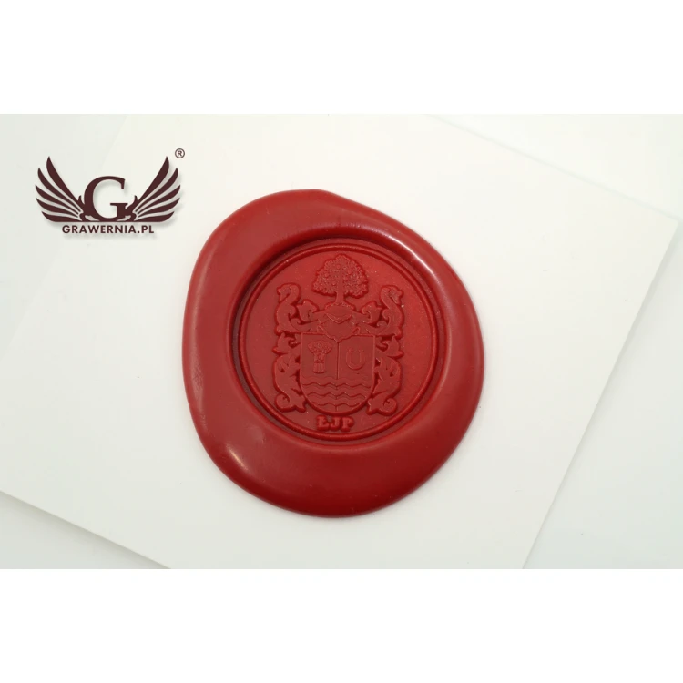 Herbal Stamp for Wax Sealing - CNC - Diameter 33mm
