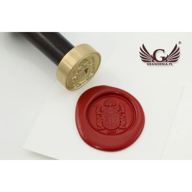 Herbal Stamp for Wax Sealing - CNC - Diameter 33mm