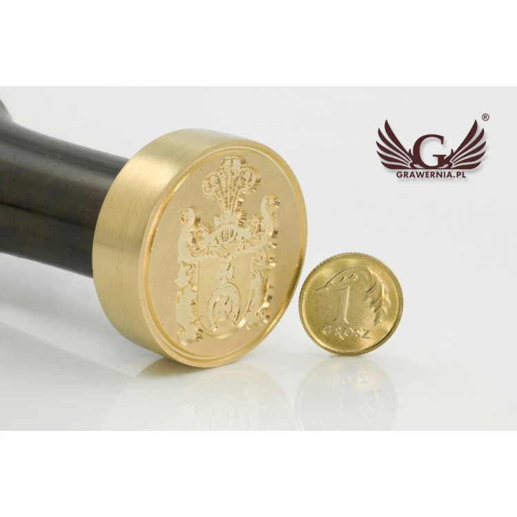 Herbal Stamp for Wax Sealing - CNC - Diameter 33mm