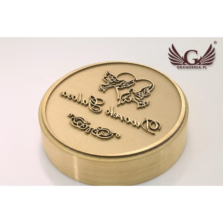 Decorative Seal for Ink Stamping - Diameter 38mm