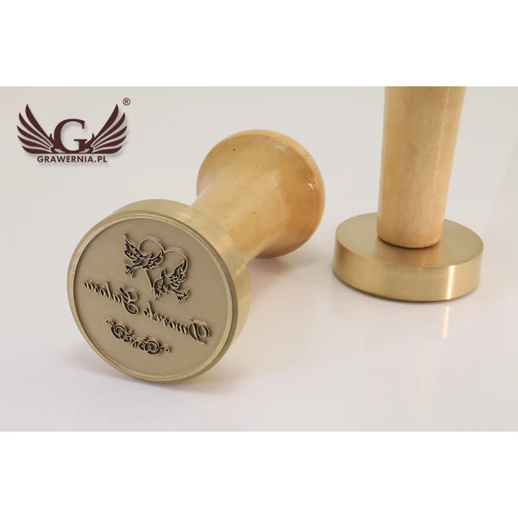 Decorative Seal for Ink Stamping - Diameter 38mm