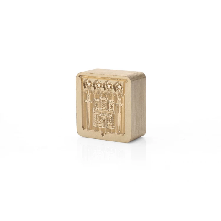 Brass Wax Seal Stamp - CNC - dim. 20x21mm - CNC102