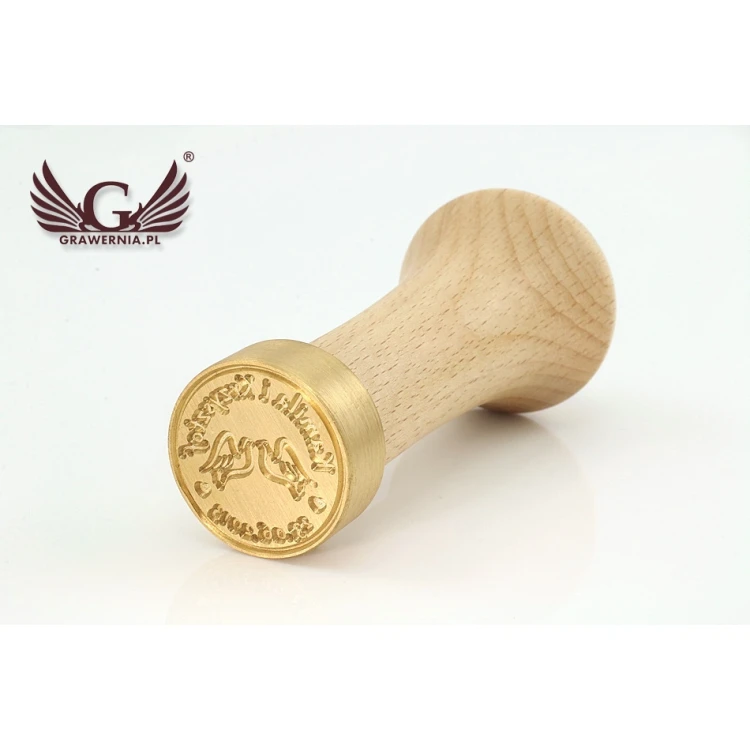 Wedding Stamp for Wax Sealing - CNC - Diameter 24mm
