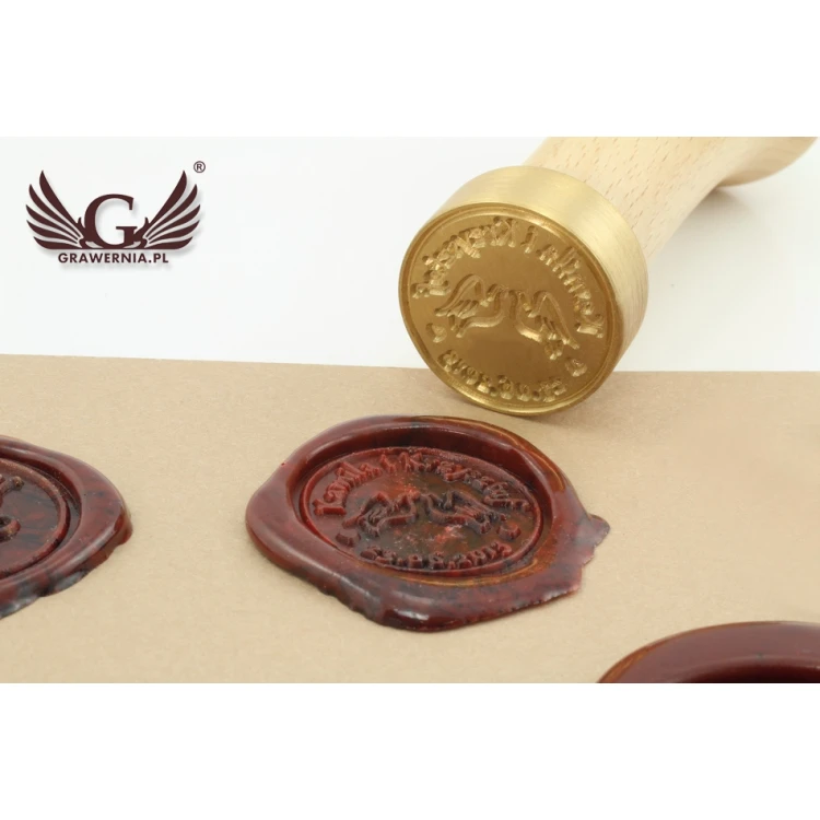 Wedding Stamp for Wax Sealing - CNC - Diameter 24mm