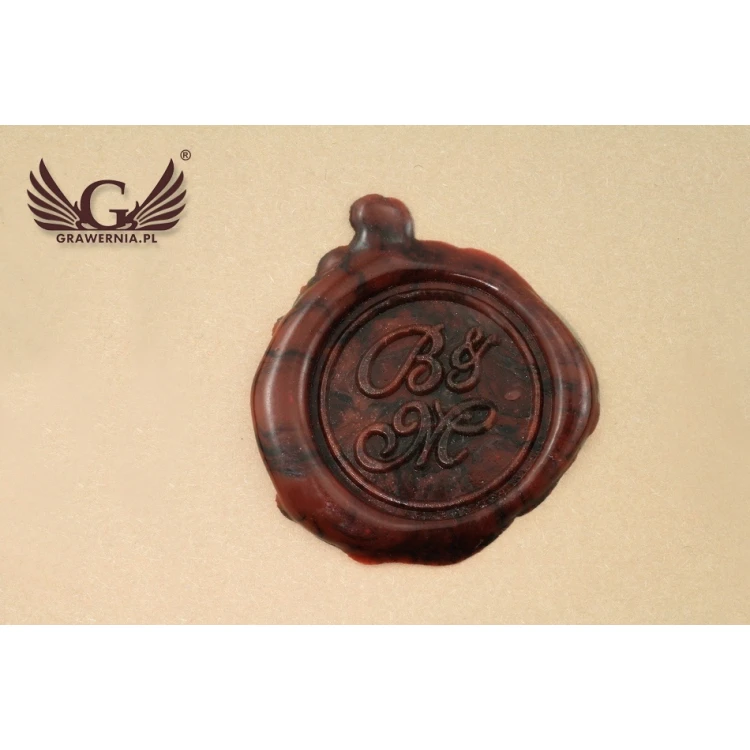 Wedding Stamp for Wax Sealing - CNC - Diameter 24mm