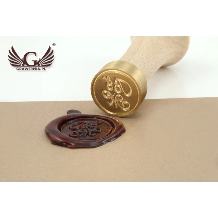Wedding Stamp for Wax Sealing - CNC - Diameter 24mm