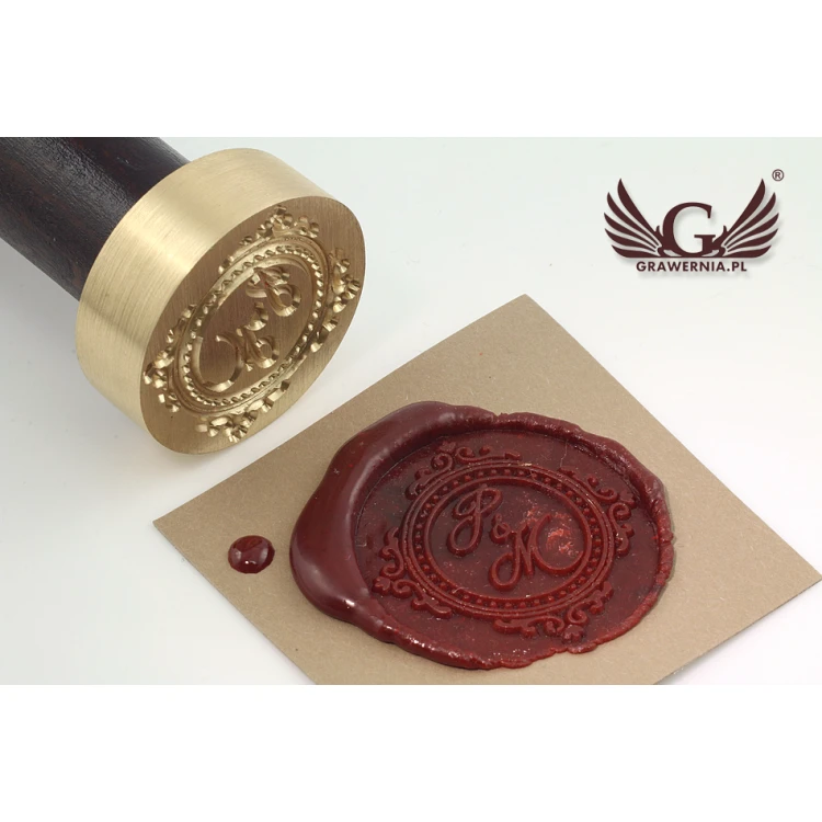 Wedding Stamp for Wax Sealing - CNC - Diameter 30mm