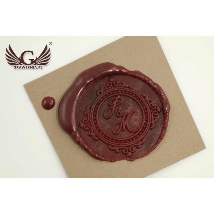 Wedding Stamp for Wax Sealing - CNC - Diameter 30mm