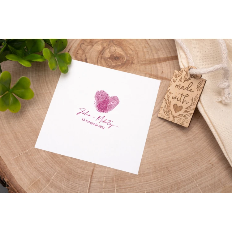 Wedding Stamp for Ink Imprinting - Handle Diameter 50mm - STS011