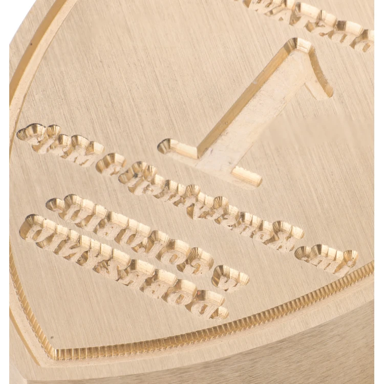Shield Stamp for Embossing in Lacquer - CNC - dim. 40x45mm - CNC106
