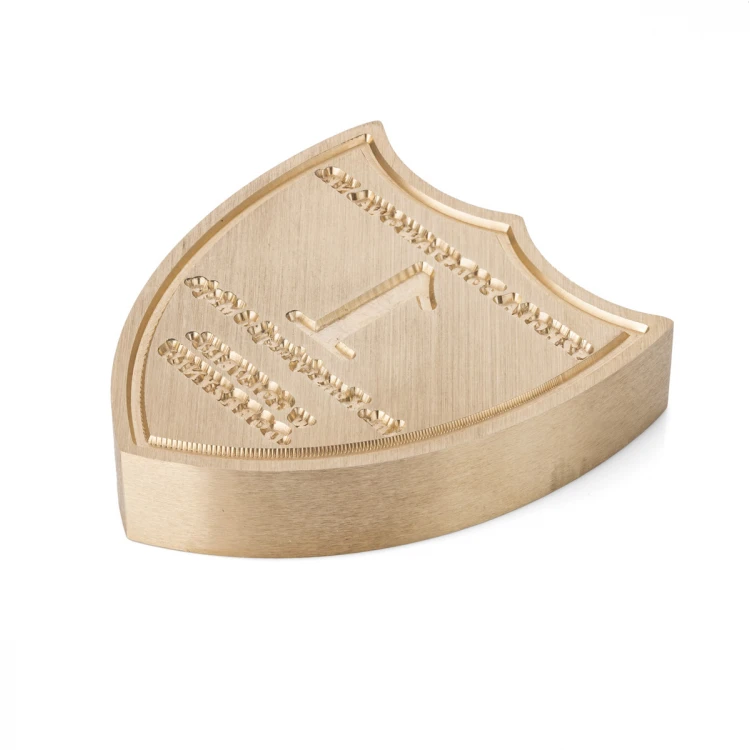 Shield Stamp for Embossing in Lacquer - CNC - dim. 40x45mm - CNC106