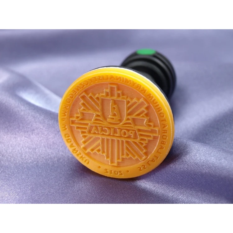 Acrylic Stamp 40mm Engraving Depth Approximately 1mm - Plastic Handle