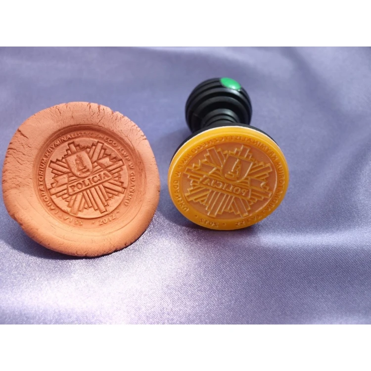 Acrylic Stamp 40mm Engraving Depth Approximately 1mm - Plastic Handle