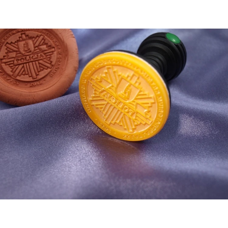 Acrylic Stamp 40mm Engraving Depth Approximately 1mm - Plastic Handle