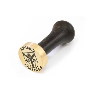 Seal stamp with coat of arms for wax - diameter: 38mm - CNC