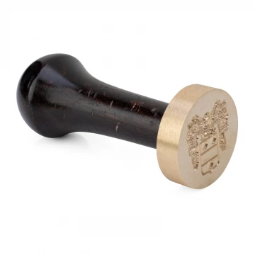 Stamp with logo for wax sealing - CNC - diameter 38mm - CNC109