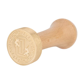 Stamp with logo for wax sealing - CNC - diameter 38mm - CNC112