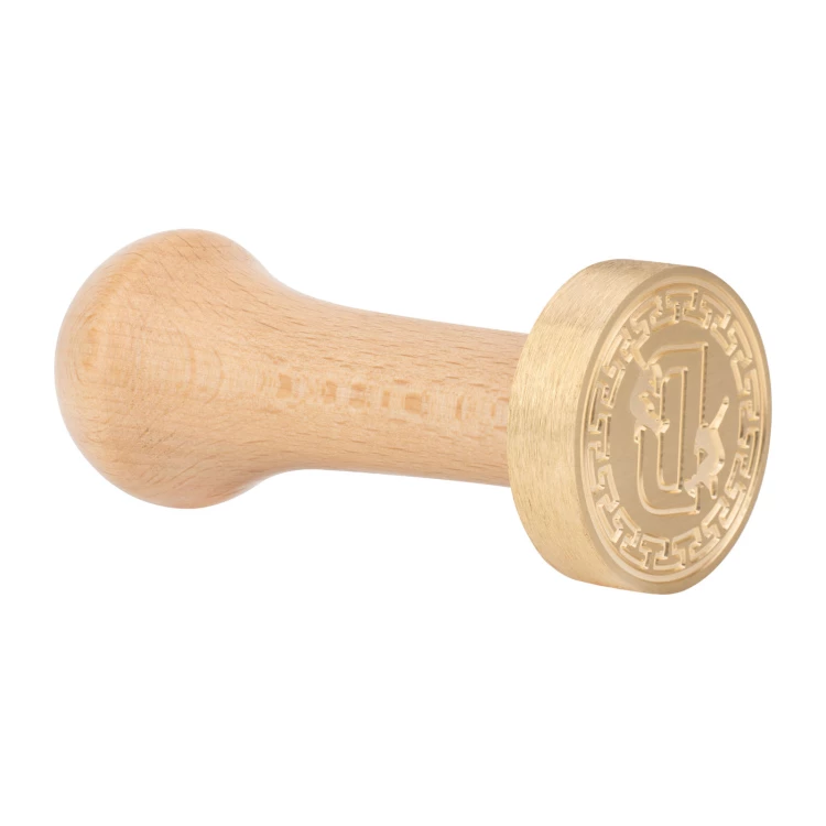 Stamp with logo for wax sealing - CNC - diameter 38mm - CNC112