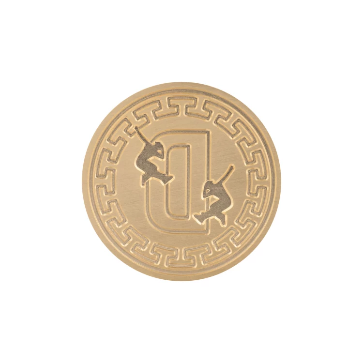 Stamp with logo for wax sealing - CNC - diameter 38mm - CNC112