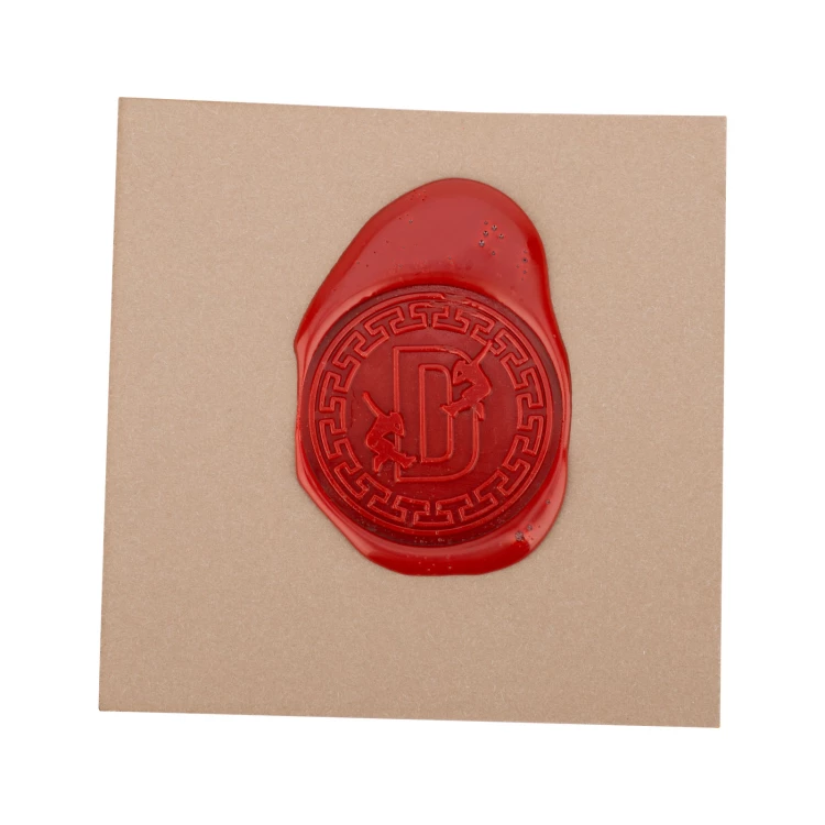 Stamp with logo for wax sealing - CNC - diameter 38mm - CNC112