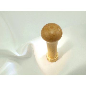 Brass stamp for ink imprinting - diameter 22mm, engraving depth about 0.4mm