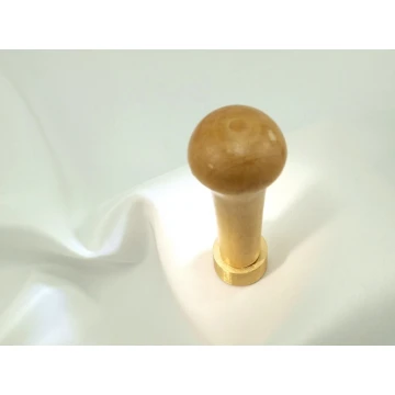 Brass stamp for ink imprinting - diameter 22mm, engraving depth about 0.4mm
