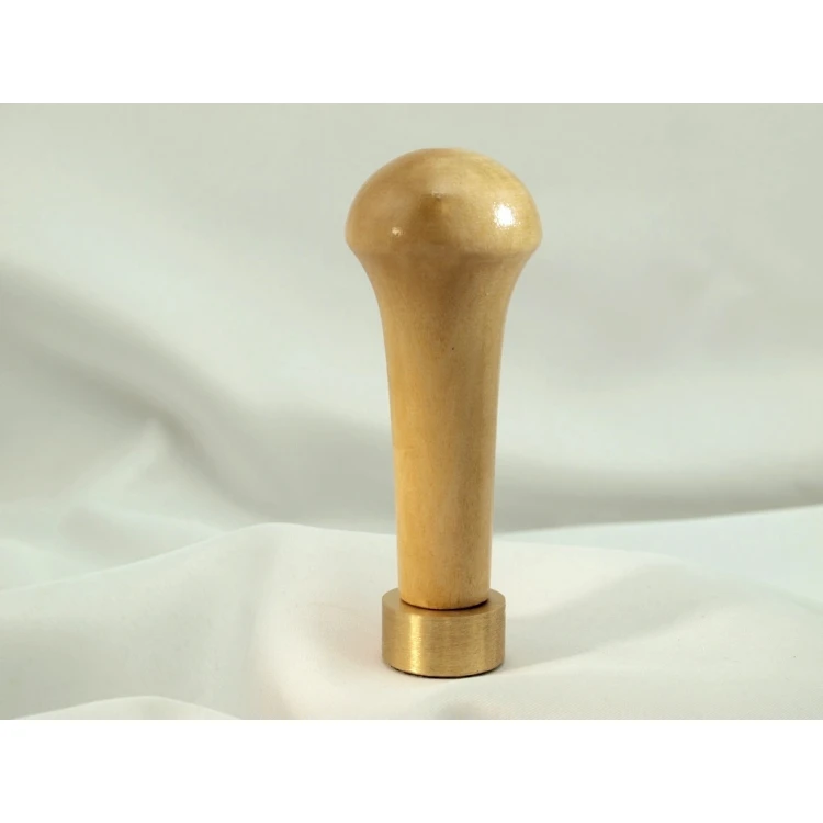 Brass stamp for ink imprinting - diameter 22mm, engraving depth about 0.4mm