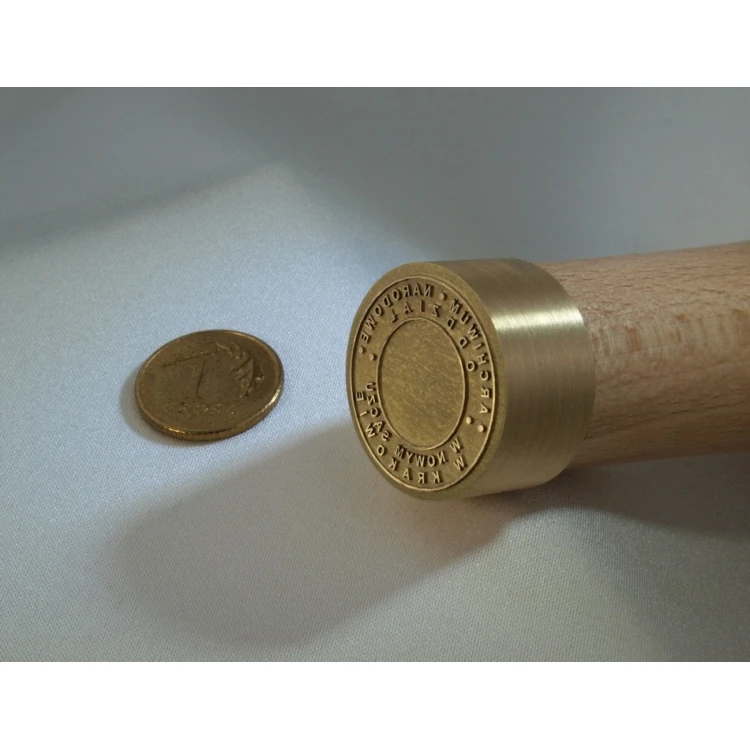 Brass Stamp 22mm Engraving Depth Approximately 0.45mm