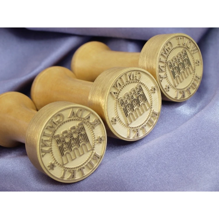 Brass Stamp 38mm Engraving Depth Approximately 0.7mm