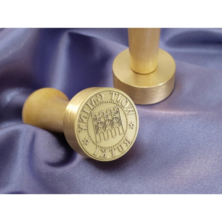 Brass Stamp 38mm Engraving Depth Approximately 0.7mm