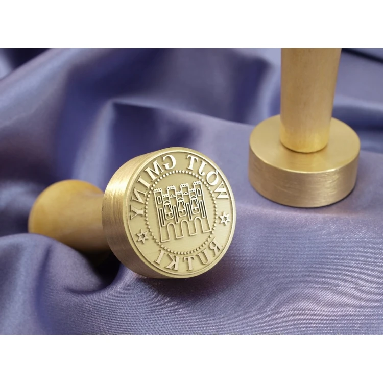 Brass Stamp 38mm Engraving Depth Approximately 0.7mm