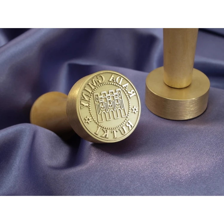 Brass Stamp 38mm Engraving Depth Approximately 0.7mm